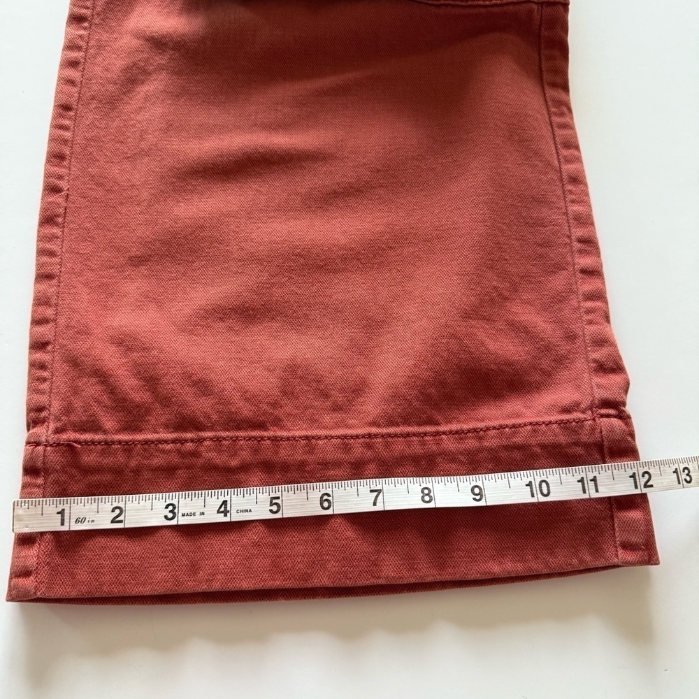 Pilcro Anthropologie Wide Leg High Rise Baggy Cargo Pants Women Sz 27 Terracotta - Picture 16 of 16